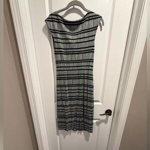 LOFT Monochrome Striped Blouse